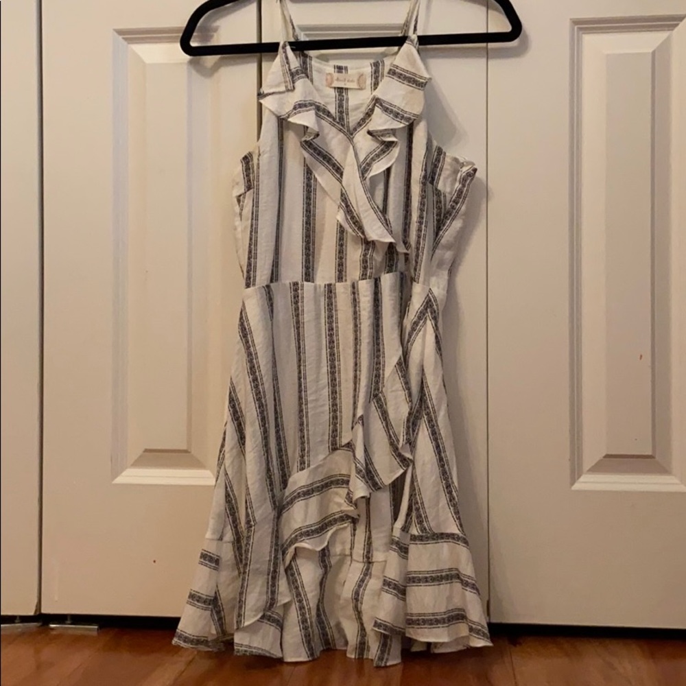 Altair’d State black and white stripe dress, M